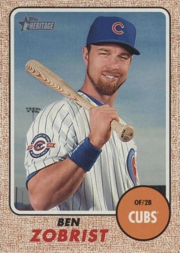 2017 Topps Heritage - Ben Zobrist #326