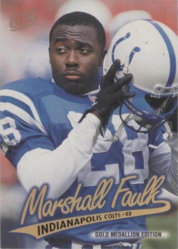 1997 Fleer Ultra Marshall Faulk #G153