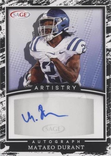 2022 SAGE Artistry Mataeo Durant #A-MD