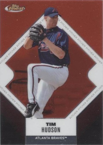 2006 Topps Finest - Tim Hudson #58