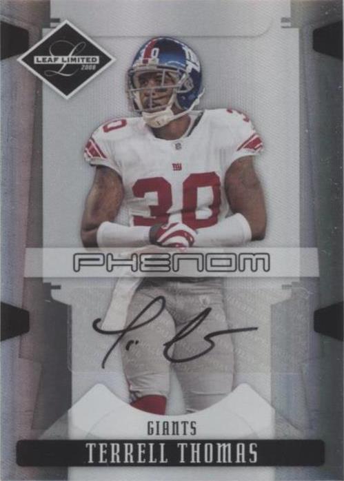 2008 Leaf Limited Terrell Thomas #292