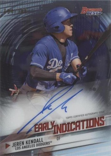 2018 Bowman's Best - Jeren Kendall #EIA-JK