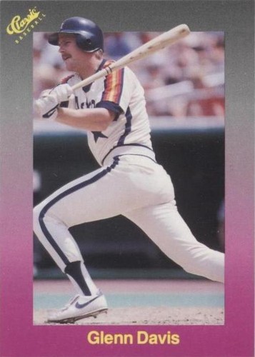 1989 Classic Update Purple Travel Edition - Glenn Davis #168