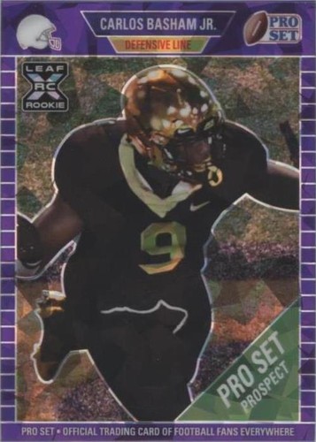 2021 Leaf Pro Set Metal Carlos Basham Jr. #13