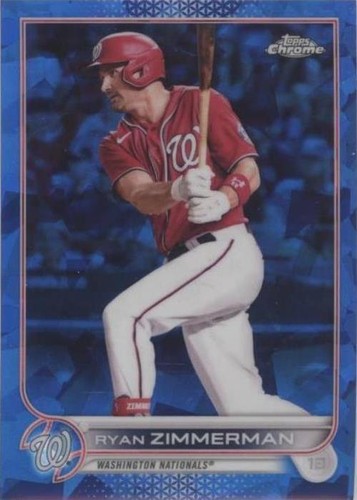 2022 Topps Chrome Sapphire Edition - Ryan Zimmerman #296