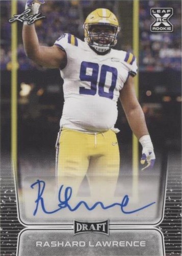 2020 Leaf Draft Rashard Lawrence #BA-RL1