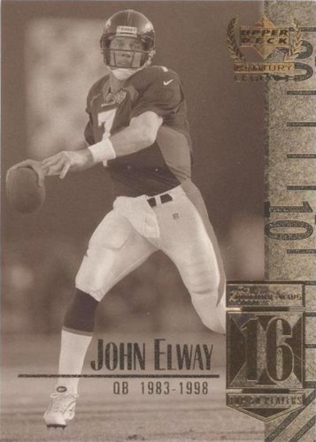 1999 Upper Deck Century Legends John Elway #16