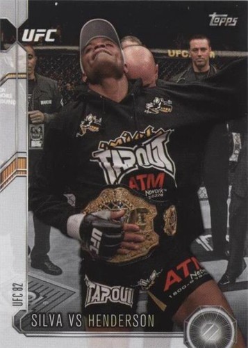 2015 Topps UFC Chronicles - Anderson Silva Dan Henderson #62