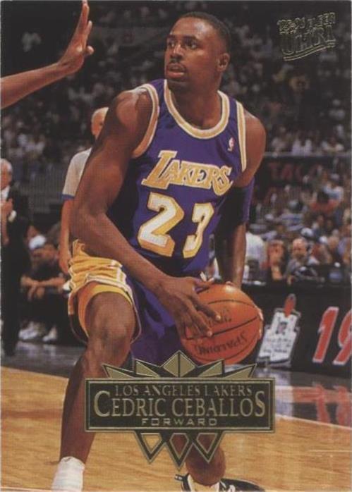 Fleer Ultra 1995-96 - Cedric Ceballos #87
