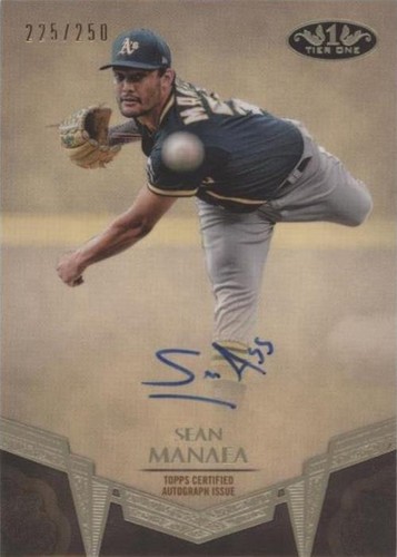 2019 Topps Tier One - Sean Manaea #BA-SM