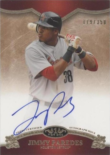 2012 Topps Tier One - Jimmy Paredes #OR-JPA