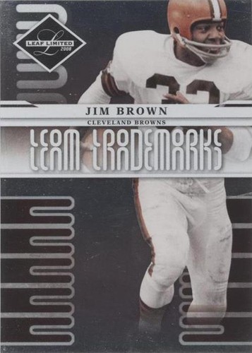 2008 Leaf Limited Jim Brown #T-12