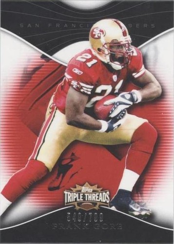 2009 Topps Triple Threads Frank Gore #42