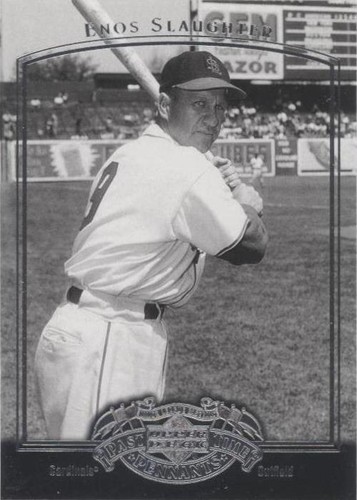 2005 Upper Deck Past Time Pennants - Enos Slaughter #26