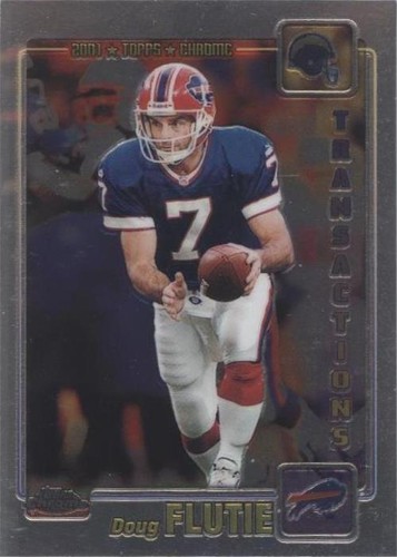 2001 Topps Chrome Doug Flutie #92