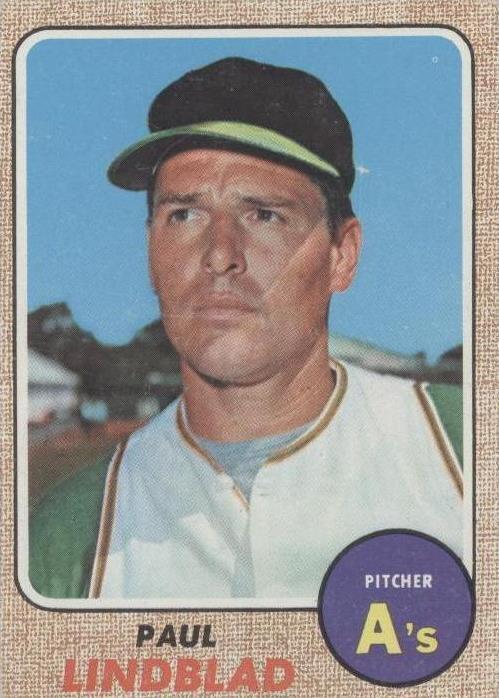 1968 Topps - Paul Lindblad #127