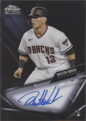 2021 Topps Chrome Black - Daulton Varsho #CBA-DV