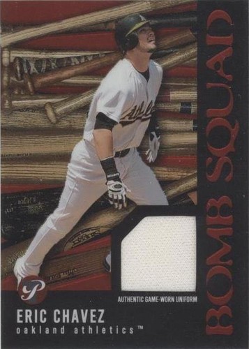 2003 Topps Pristine - Eric Chavez #PBS-EC2