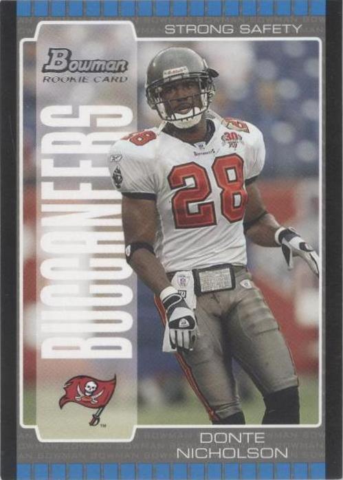 2005 Bowman Donte Nicholson #188
