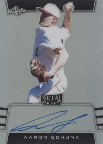 2019 Leaf Metal Draft - Aaron Schunk #BA-AS1