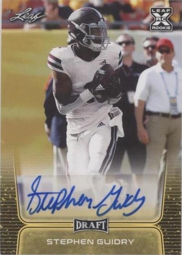 2020 Leaf Draft Stephen Guidry #BA-SG1