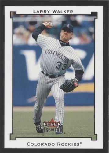 2002 Fleer Premium - Larry Walker #139