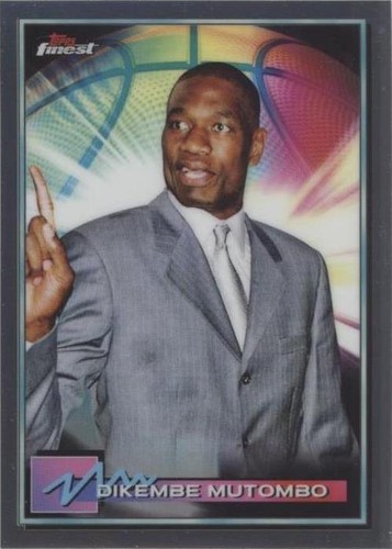 2021 Topps Finest - Dikembe Mutombo #55
