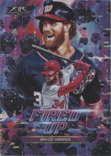 2018 Topps Fire - Bryce Harper #F-15