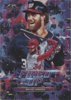 2018 Topps Fire - Bryce Harper #F-15