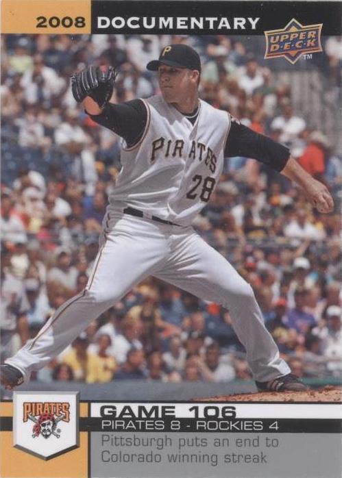 2008 Upper Deck Documentary - Paul Maholm #3156