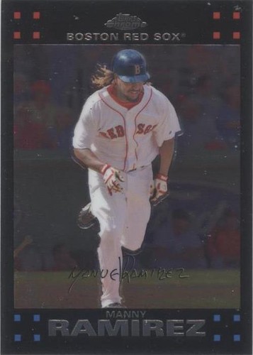 2007 Topps Chrome - Manny Ramirez #118