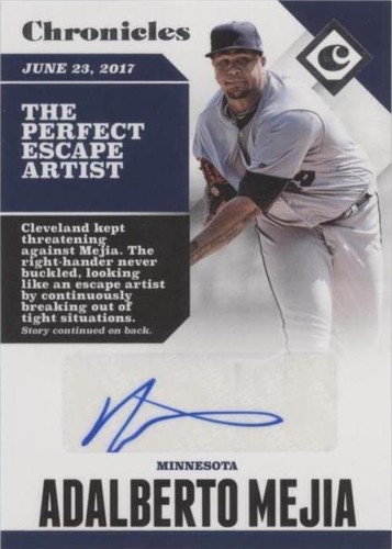 2017 Panini Chronicles - Adalberto Mejia #CA-AM