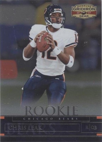2007 Donruss Gridiron Gear Chris Leak #118