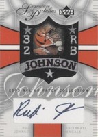 2003 Upper Deck UD Patch Collection Rudi Johnson #SP-RJ