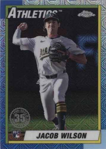 2025 Topps Chrome Jacob Wilson Fanatical Rookie Case Hit FAN-23