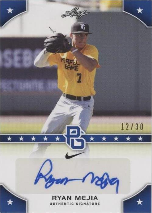 2015 Leaf Perfect Game National Showcase - Ryan Mejia #PG-RM3