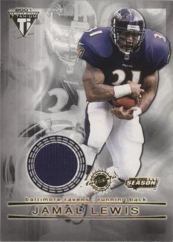 2001 Pacific Private Stock Titanium Postseason Jamal Lewis #9