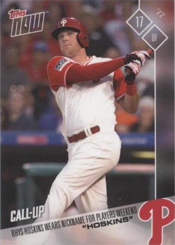 2017 Topps Now - Rhys Hoskins #PW-104