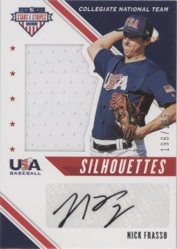 2020 Panini USA Baseball Stars & Stripes - Nick Frasso #USJ-NF