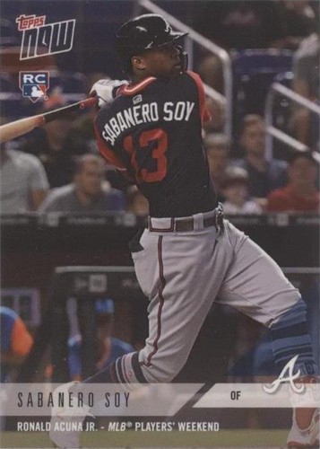 2018 Topps Now - Ronald Acuña Jr. #PW-13