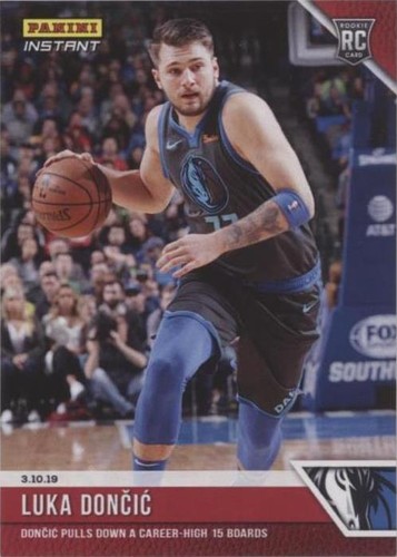 Luka Doncic 2018-19 Panini Prizm Ruby Wave Rookie Card #280