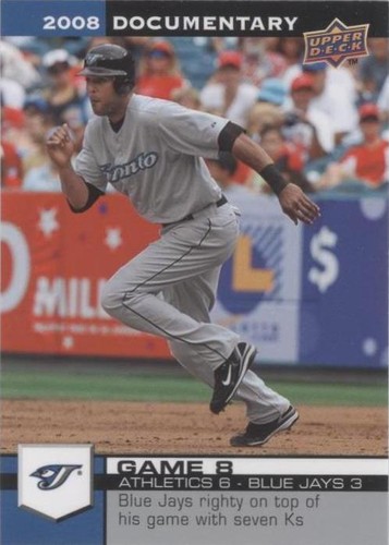 2008 Upper Deck Documentary - Alex Rios #288