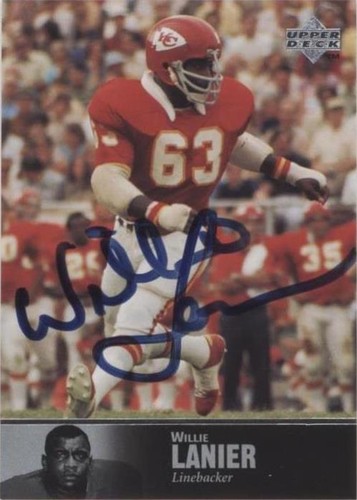 1997 Upper Deck NFL Legends Willie Lanier #AL-45