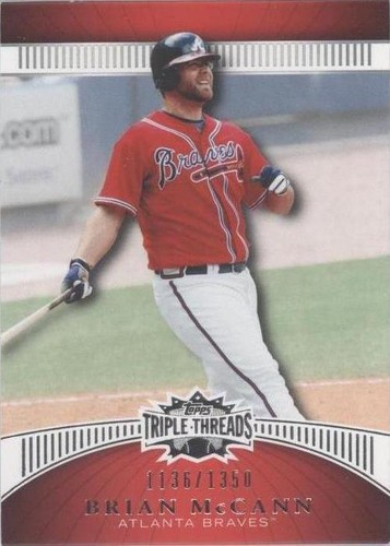 2010 Topps Triple Threads - Brian McCann #20