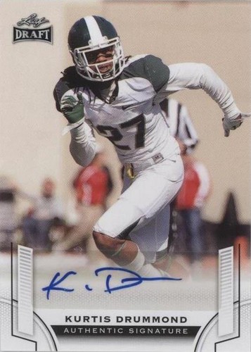 2015 Leaf Draft Kurtis Drummond #BA-KD1