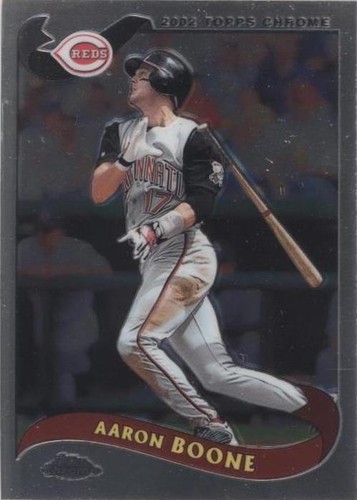2002 Topps Chrome - Aaron Boone #92