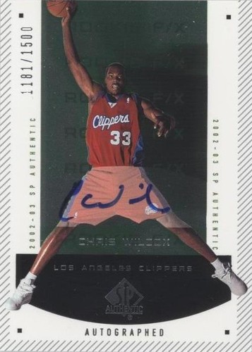 2002-03 SP Authentic - Chris Wilcox #149