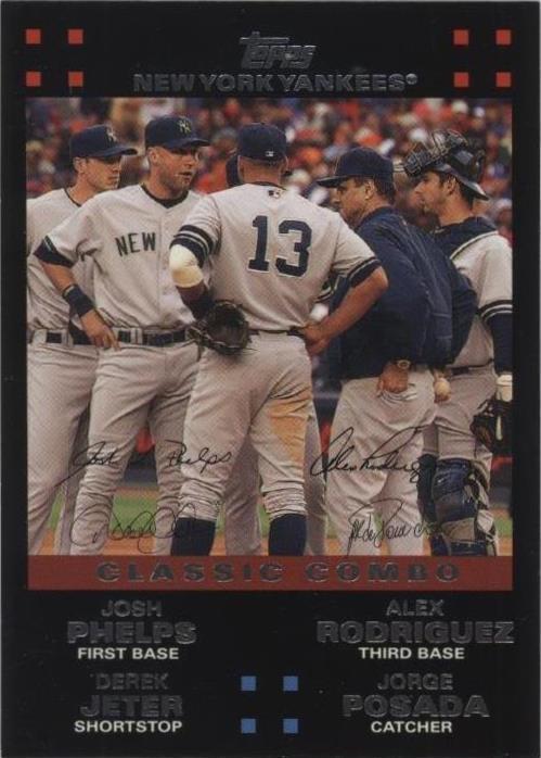 2007 Topps New York Yankees Limited Edition Gift Set - Alex Rodriguez Derek Jeter Jorge Posada #NYY43