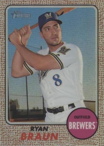 2017 Topps Heritage - Ryan Braun #THC-451