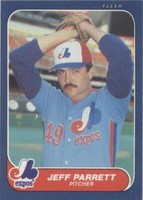 1986 Fleer Update - Jeff Parrett #U-88